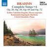 Brahms - Complete Songs Vol.6: Opp. 28, 58, 69 & 72