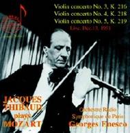 Jacques Thibaud plays Mozart