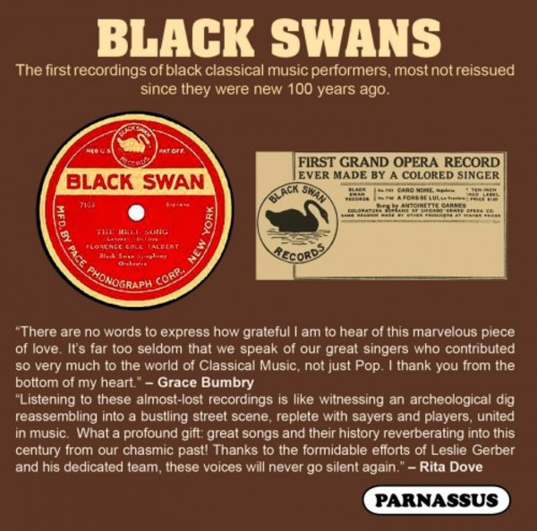 Black Swans: The Earliest African-American Classical Stars 1917-22
