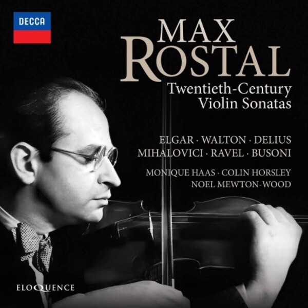 Max Rostal: Twentieth-Century Violin Sonatas