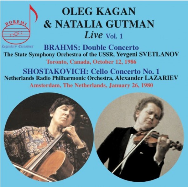 Oleg Kagan & Natalia Gutman Live Vol.1: Brahms & Shostakovich