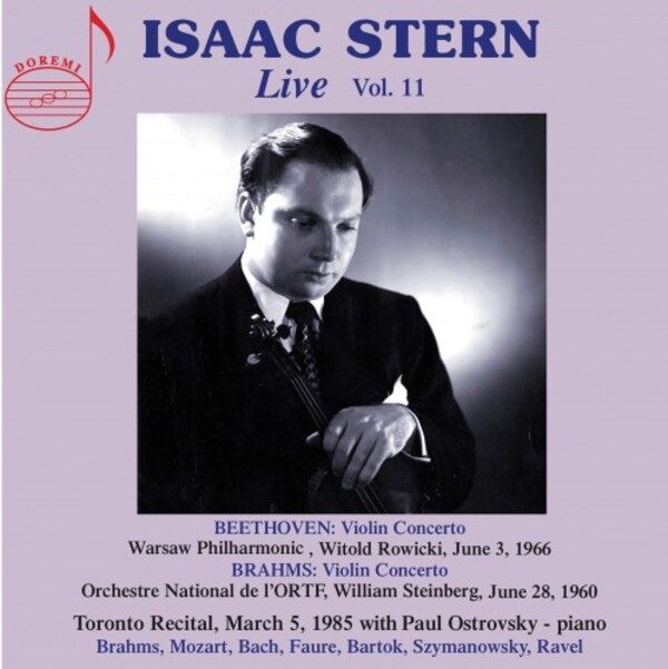 Isaac Stern Live Vol.11: Beethoven & Brahms - Concertos + Toronto Recital