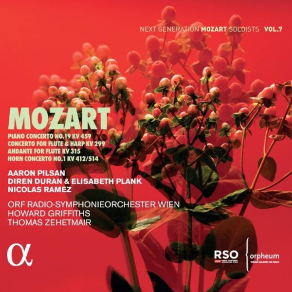 Mozart - Piano Concerto no.19, Flute & Harp Concerto, Horn Concerto no.1