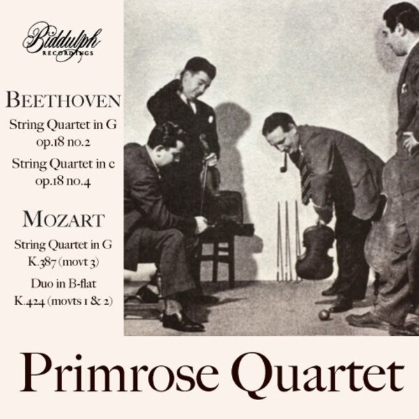 Primrose Quartet play Beethoven & Mozart | Biddulph 850602