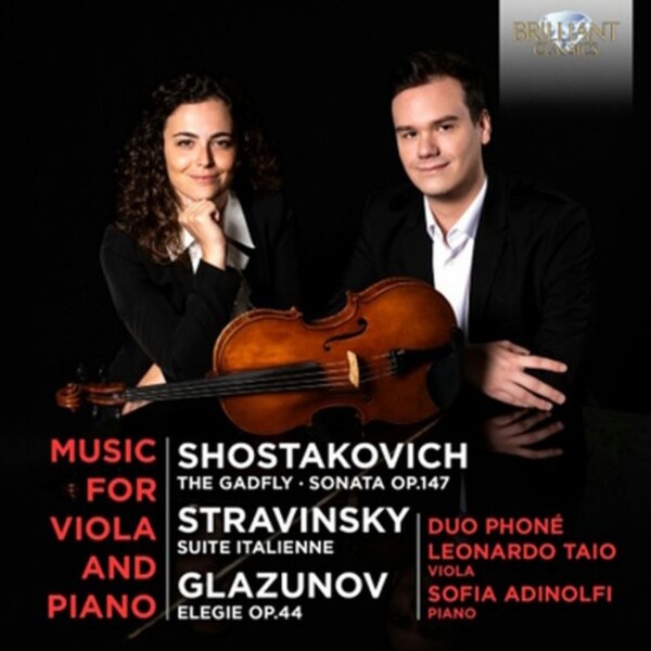 Shostakovich, Stravinksy, Glazunov - Music for Viola and Piano
