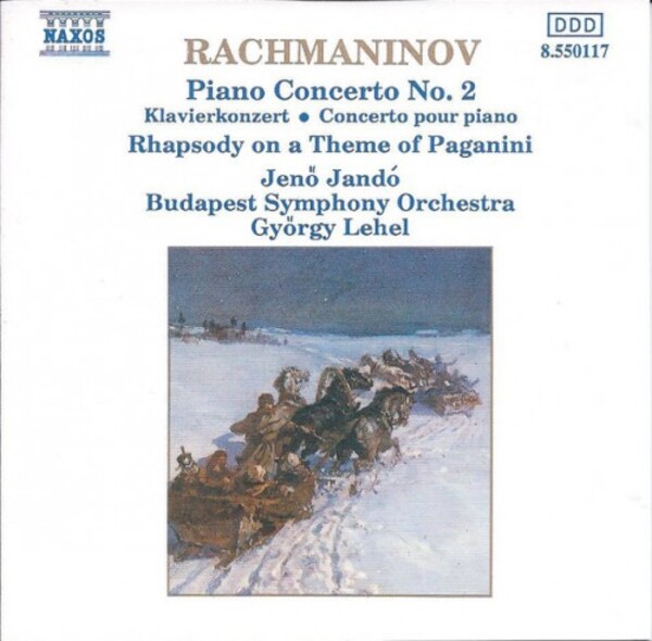 Rachmaninov, Jen� Jand�, Budapest Symphony Orchestra, Gy�rgy Lehel - Piano Concerto No. 2 � Rhapsody On A Theme Of Paganini