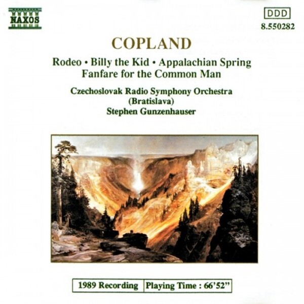 Copland, Czechoslovak Radio Symphony Orchestra Bratislava, Stephen Gunzenhauser - Rodeo  Billy The Kid  Appalachian Spring  Fanfare For The Common Man
