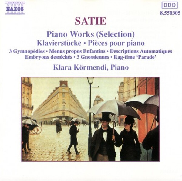 Satie, Klara Krmendi - Piano Works Selection