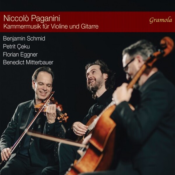 Paganini - Music for Violin, Viola, Cello and Guitar | Gramola 99318