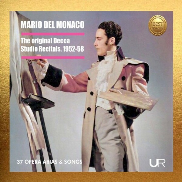 Mario Del Monaco: The Original Decca Studio Recitals, 1952-1958 | Urania WS121427