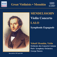 Mendelssohn - Violin Concerto, Lalo -Symphonie Espagnole, Chausson -Poeme