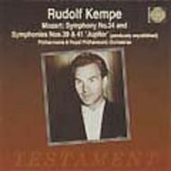 Mozart - Symphonies Nos 34, 39 & 41